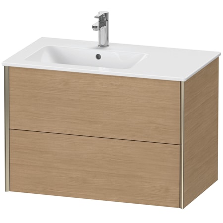 Xviu Wall-Mounted Vanity Unit European Oak